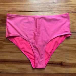 TiniBikini Hot Pink High Waisted Bikini Bottoms XL